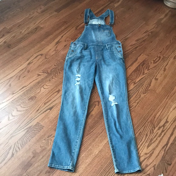 American Rag Denim - Adorable American Rag Distressed Overalls